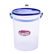 Twins Dolphin 13L/ 28L/ 47L Airtight Container with Handle BPA free | Twins Dolphin 13L/ 28L/ 47L Be