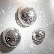 Cross-Border New Style disco Hemisphere disco ball Colorful ball Reflective Color Sheet Hemisphere W
