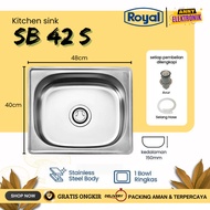 Royal Square Sink SB 42 Stainless / SB42S Kitchen Sink ROYAL Original