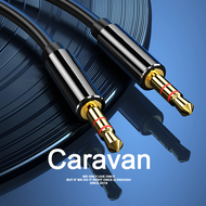 0# Caravan Crew สาย 3.5mm to 3.5mm AUX AUDIO Cable Male to Male Stereo Professional HiFi Auxiliary สายลำโพง สายเคเบิ้ล