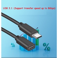 USB 3.1 Type C Extension cable (Support 7870 Car Android Player)