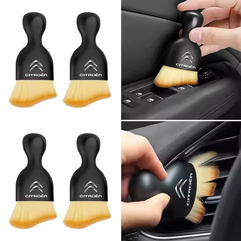 Car Interior Cleaning Tool Dashboard Air Outlet Soft Brush For Citroen C1 C3 C4 C5 C6 2CV VTS Picass
