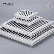 CAMELLI Shutters Fan Grille, ABS White Cabinet Ventilation Filter, Without Fan Fan Filter
