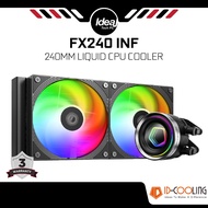 ID-COOLING FX240 INF | 240MM | ARGB INFINITY MIRROR EFFECT | 2X 120MM ARGB FAN | AIO CPU COOLER