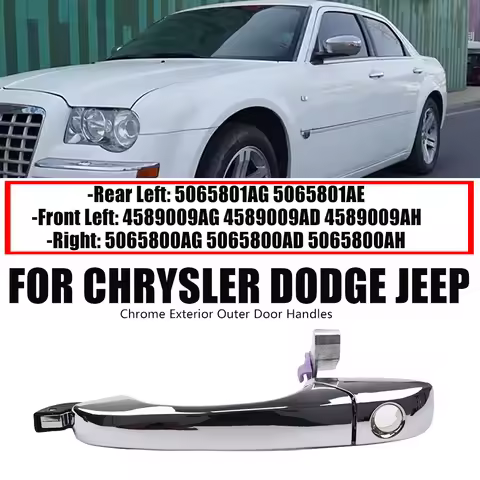 1Pcs Car Exterior Drive Outer Door Handle 5065800AG, 4589009AG, 5065801AG For Chrysler 300 300C 2005