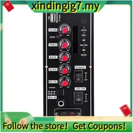 【】7.4V Amplifier Board Square Dance 2X10W Speaker Amplifier Support Bluetooth AUX U-Disk 5-8Inch Spe