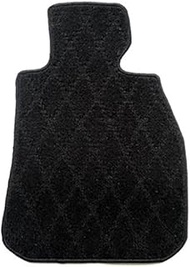 ZERO Floor Mats for BMW 3 Series Coupe 2006/9-E92 Left Hand Diamond Black with Heel Pad