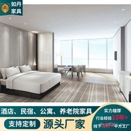 Star Room Standard Hotel Apartment Furniture Full Set Bed Bed Hotel Villa Furniture B & B Furniture 