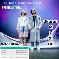 Korean Fashion Raincoat Adult Premium Thick Material Transparent Pattern Motorcycle Raincoat Unisex Transparent Pattern Unisex Raincoat