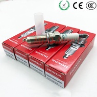 หัวเทียนอิริเดียม SXU22HCR11S 12290-R40-A02ของแท้4ชิ้นสำหรับเซ็นเซอร์ Honda Accord Civic Acura ILX M