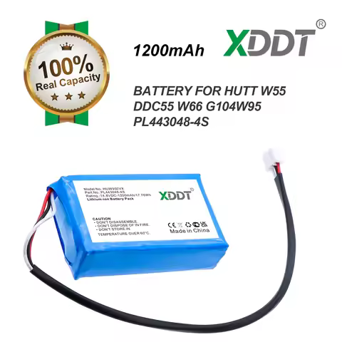 Battery For HUTT DDC55 DDC5 W55 W66 G104 DDC51 Window Cleaning Robot Glass Washing Vacuum Cleaner Wa
