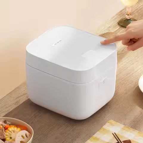 Mjjia Mini Electric Rice Cooker Intelligent Automatic Household Kitchen Cooker 1-2 People Small Elec