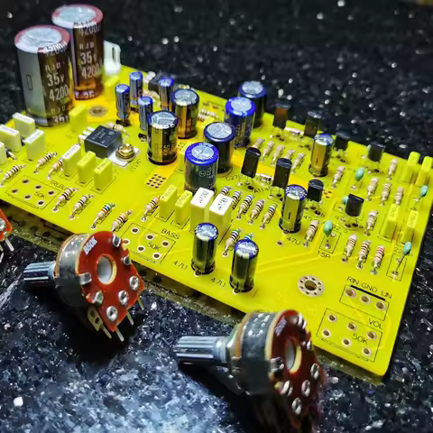 AC Dual 22V ~ 24V HIFI Tone Front Board Kit 2SA992/ 2SC1845 Imitates The British NAD3020 LM317 /337 
