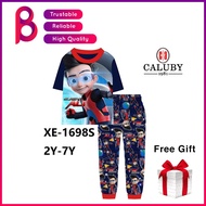 Caluby Pyjamas Kids 2 to 7 years Boys Ejen Ali Agent Ali Ajen Ali Agen Ali Baju Tidur Baju Pyjamas B