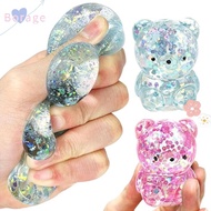 BORRAONE Sugar Stress Ball Sensory Toys, Soft Funny Bear Squishy Fidget Toys, Hot Cute Gummy Bear St