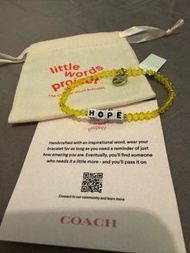 Coach x Little Words Project “HOPE” bracelet 手鍊