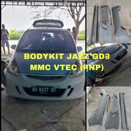 bodykit full bemper jazz gd3 Adaptasi Vtec MMC 2004 - 2007 adaptasi vtec include Grill Jaring