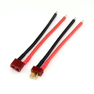 1 Pair Deans T Plug Female Connector 100mm Wire 14AWG Cable for RC Lipo Battery Quadcopter