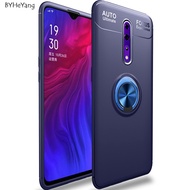 For OPPO Reno Z Case OPPO RenoZ 6.4inch Cover Car Holder soft silicone Magnetic Ring TPU Phone Cover