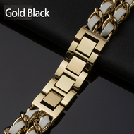 Dây đeo đồng hồ thông minh Garmin Forerunner 970 bằng thép không gỉ có dây đeo bằng da cho Forerunne