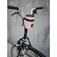 1L Bike Handlebar Bag High Capacity Water Bottle Bag Morandi Color Bike Front Bag For Brompton 3Sixty Folding Bike