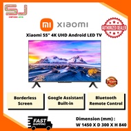 Xiaomi 55" HD Android LED TV | Bluetooth Remote | Borderless Display | MI TV P1 55 | 2 Years General