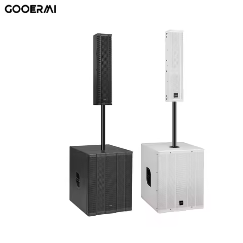 MIS-L605+LS118 2000w+2800w Powerful column array speaker 6 inch column speaker music studio equipmen