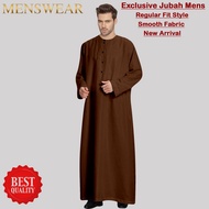 Jubah Lelaki Oman Round Neck Jubah Man Muslimin Haji Umrah Jubah Imam Full Sleeves Jubah – AL ARAB