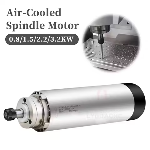 Air Cooling Spindle 0.8KW/1.2KW/1.5KW/2.2KW/3.2KW Head Numerical Control Spindle Engraving Carving M
