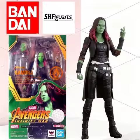 Original BANDAI SPIRITS S.H.Figuarts Gamora Collectible Articulated Female Character Model