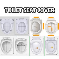 Heavy Duty Toilet Seat Cover With Soft Close Adjustable Hinge Penutup Mangkuk Duduk Tandas