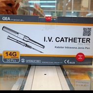 [ COD ] iv catheter 14 G Gea abocath 14 G Gea jarum infus KOMPLIT