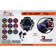 Magic Boy Yamaha Y15ZR RGB LED Tail Lamp Design TST Y15 Accessories Motor Signal LED Exciter150 Y15 V1 V2 Lampu Belakang