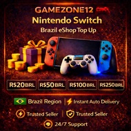 Nintendo Switch eShop Brazil Credit15 25 30 50 BRL Nintendo Games