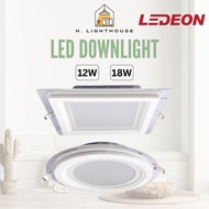 [HOT SELLING] LEDEON Y911 Y912 Lampu LED Downlight 12W 18W Super Terang Downlight Satu Tahun Warrant