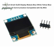 SHOPSHARING Dual Color IIC Communication, 27*27*4.1mm 0.96 Inch Small OLED Display Module,  Blue Whi