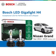 Bosch LED Gigalight 6000K H4 Halogen Headlight Retrofit Bulb + CANBUS for Nissan Grand Livina L11 - 