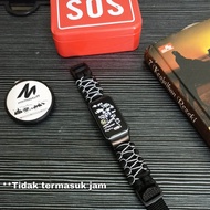 Strap Huawei Band 6 /Huawei band 7 anyam paracord 4mm Free Adapter