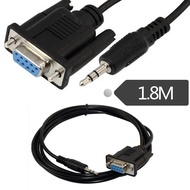 Serial Port to Audio Cable DB9 Female to 3.5mm Audio Head DC Head 3P DB9F-DC3.5mm