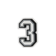 Phụ kiện Jibbitz™ Charm B&W Number 3