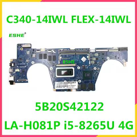 For Lenovo C340-14IWL FLEX-14IWL S540-14IWL Laptop Motherboard With i5 i7 CPU MX230 GPU 4G RAM 5B20S
