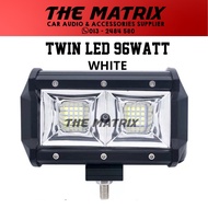 Car Spotlight LED 4 Inch Twin 96Watt White