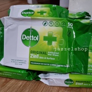 Dettol original wet wipes 50 sheets