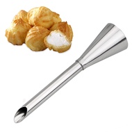 3 Size Cream Icing Piping Nozzle Tip Stainless Steel Cupcake Puffs Injection Russian Syringe Puff No