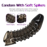 ⚡Penghantaran 24 jam ⚡Realistic Penis Extension Cock Sleeve Reusable Silicone Penis EnlargerMale Thi