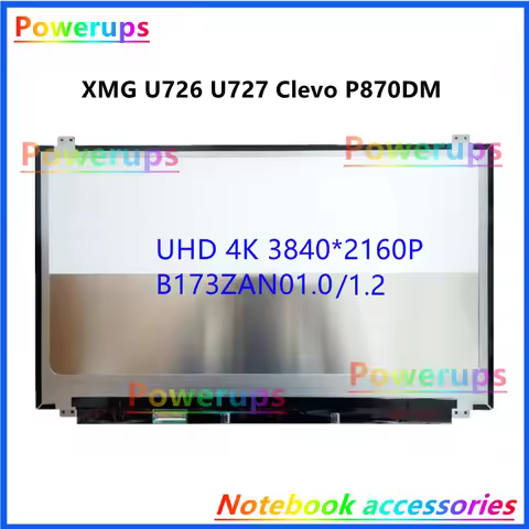 New A+ Laptop LCD/LED Screen/Display For SCHENKER XMG U726 U727 Clevo P870DM P870DM3-G IPS UHD 4K 40