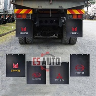 1pc Sekeping Lorry Mudflap 18" PVC Getah Tayar Lori 3 Tan Ton Truck Isuzu Fuso Hino