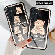 Latest Samsung A15 Glass Softcase [M-185] Samsung A15 Phone Case - Phone Case - Case - Phone Protect