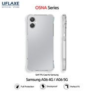 UFLAXE OSNA - เคส Samsung Galaxy A06 4G / A06 5G - เคสใสกันกระแทก TPU อ่อน เคสโทรศัพท์บางเฉียบกันลื่