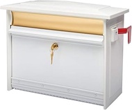 Gibraltar Mailboxes Mailsafe Contemporary Plastic Wall Mount White Mailbox